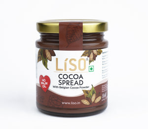 Cocoa Spread | Unique Blend Of Rich Belgian Cocoa Powder | 100% Vegetarian with No Palm Oil | Cold Processed | Small Batches | Italian technology