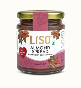 Almond Spread | Belgian Cocoa Powder | More Almonds | Slow Roasted | 100% Vegetarian with No Palm Oil | Cold Processed | Small Batches