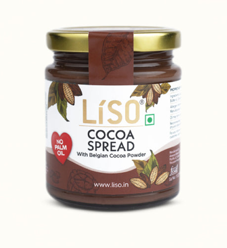 Cocoa Spread | Unique Blend Of Rich Belgian Cocoa Powder | 100% Vegetarian with No Palm Oil | Cold Processed | Small Batches | Italian technology