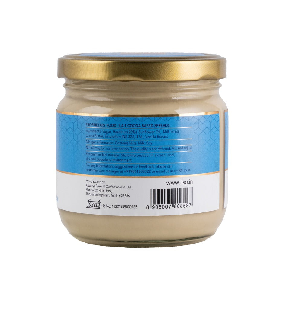 Liso Vanilla Hazelnut Spread